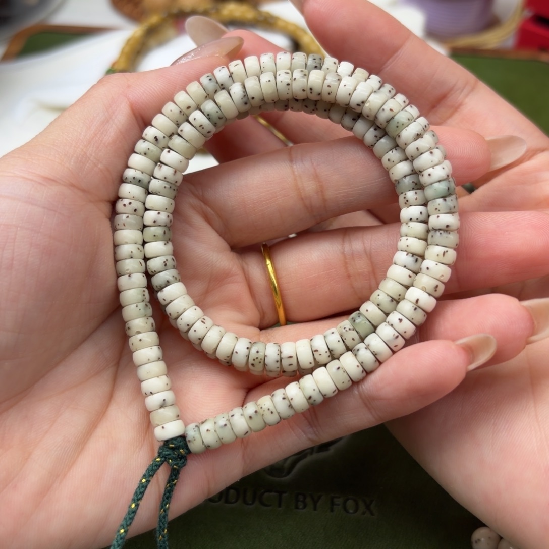 手串星月菩提3*6玉化糯冰药片❗️石玉料❗️