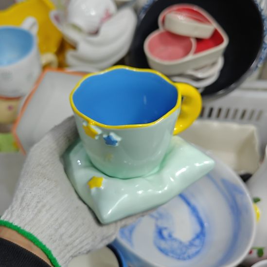 摆件陶瓷餐具杯碗盘微瑕介意慎拍