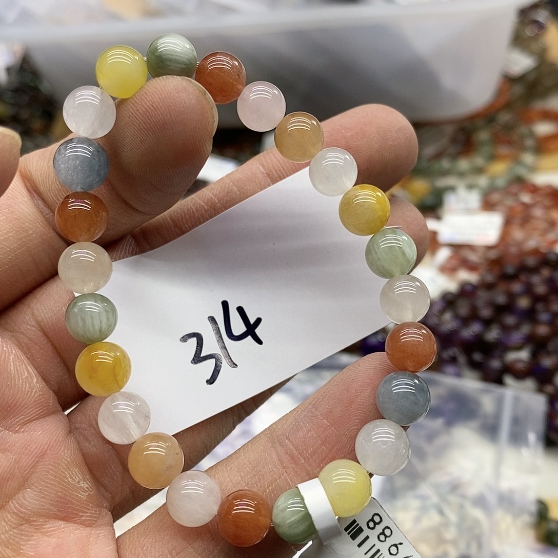 水晶手链未镶嵌天然