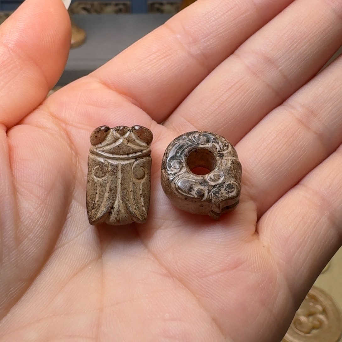 和田玉未镶嵌挂件李