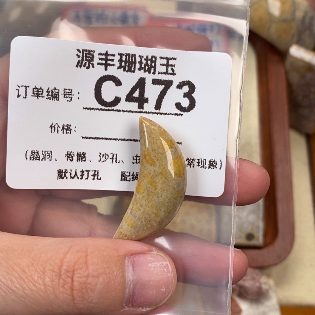 硅化玉颈饰未镶嵌单**娜