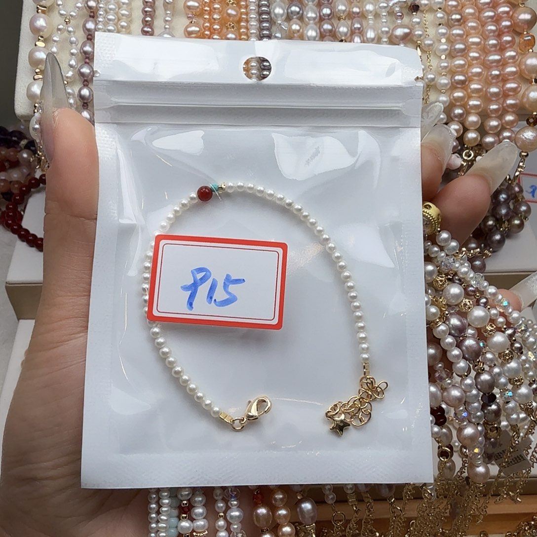 淡水珍珠手绳银S925镶嵌