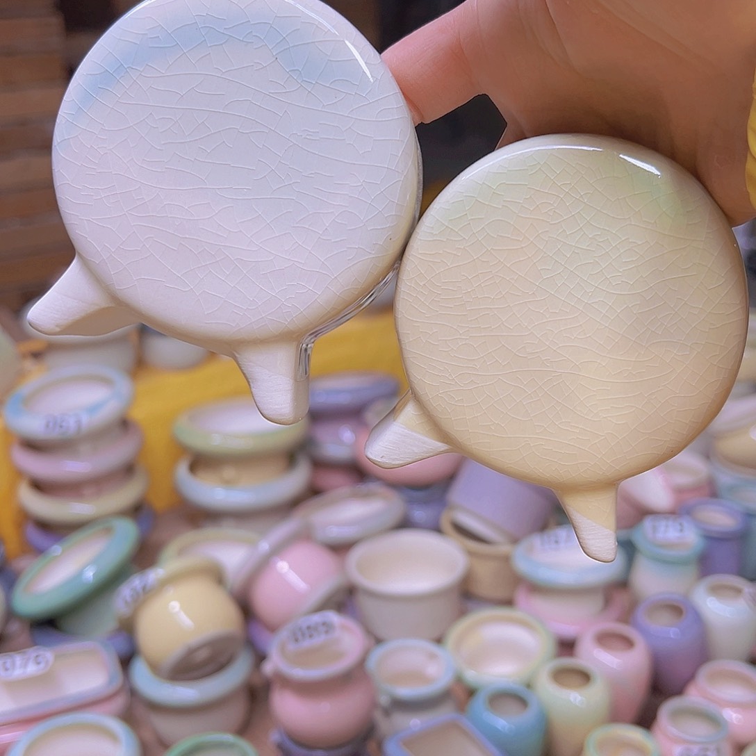 红陶陶瓷花盆当场满12包邮