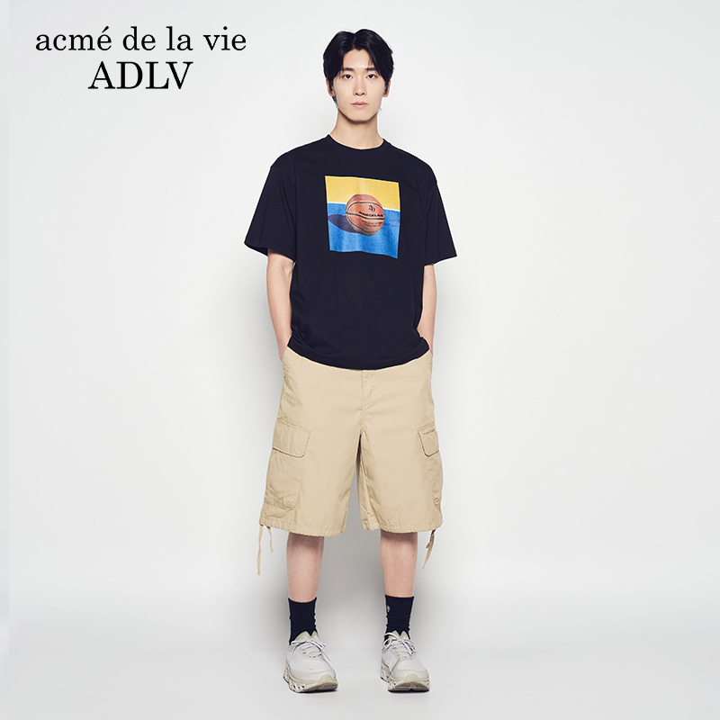 【夏季新款】ADLV宽松型青年夏季通用短袖印花T恤户外休闲运动