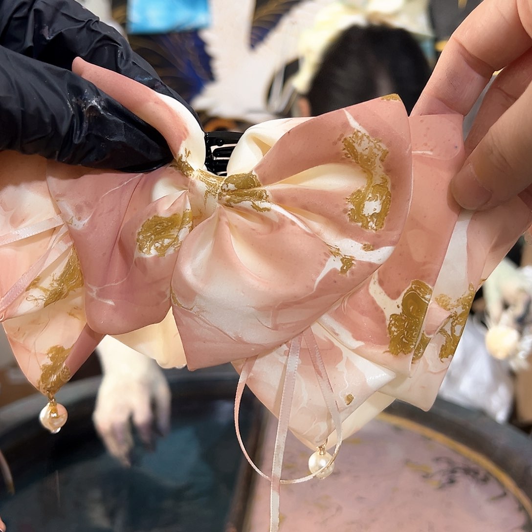 235蝴蝶抓夹粉金