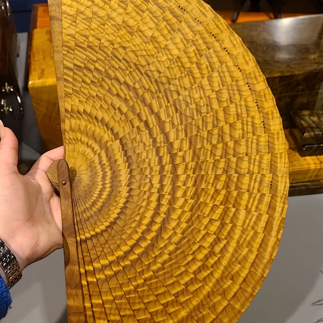 楠木24小叶桢楠金丝楠木苏扇