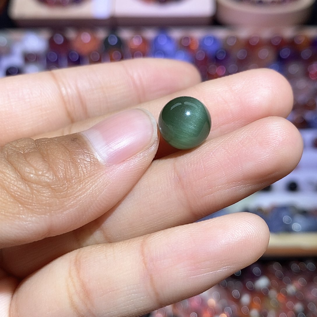 水晶绿发晶单珠未镶嵌艾*米