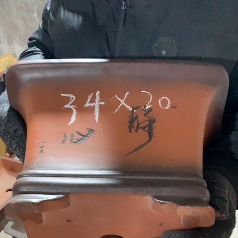 紫砂花盆手工制作
