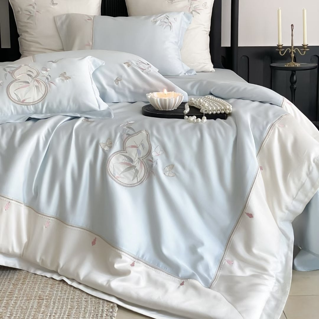 静香 福禄 全棉长绒棉工艺款四件套