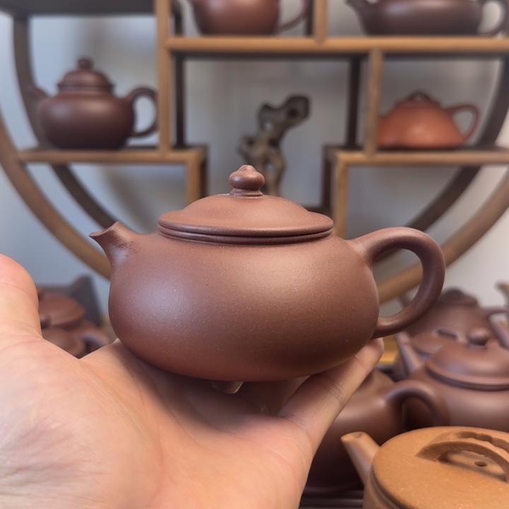 紫砂茶壶寒江230cc台西嫩底槽清