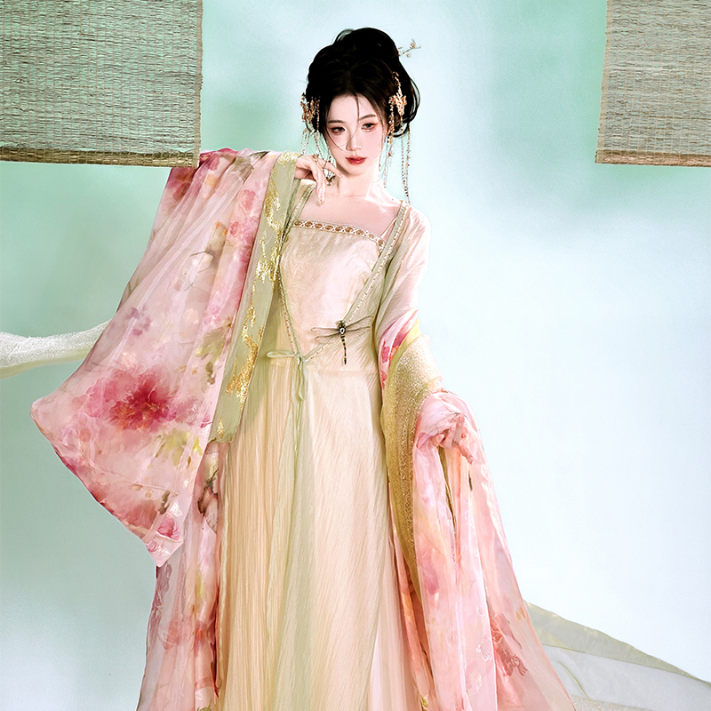 涂七七【浮光繁花】现现掉落上新价返场原创设计轻国风系列汉服夏女