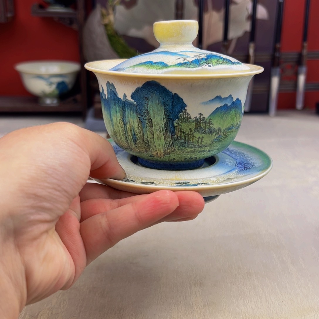 杯纯手工柴烧主人杯