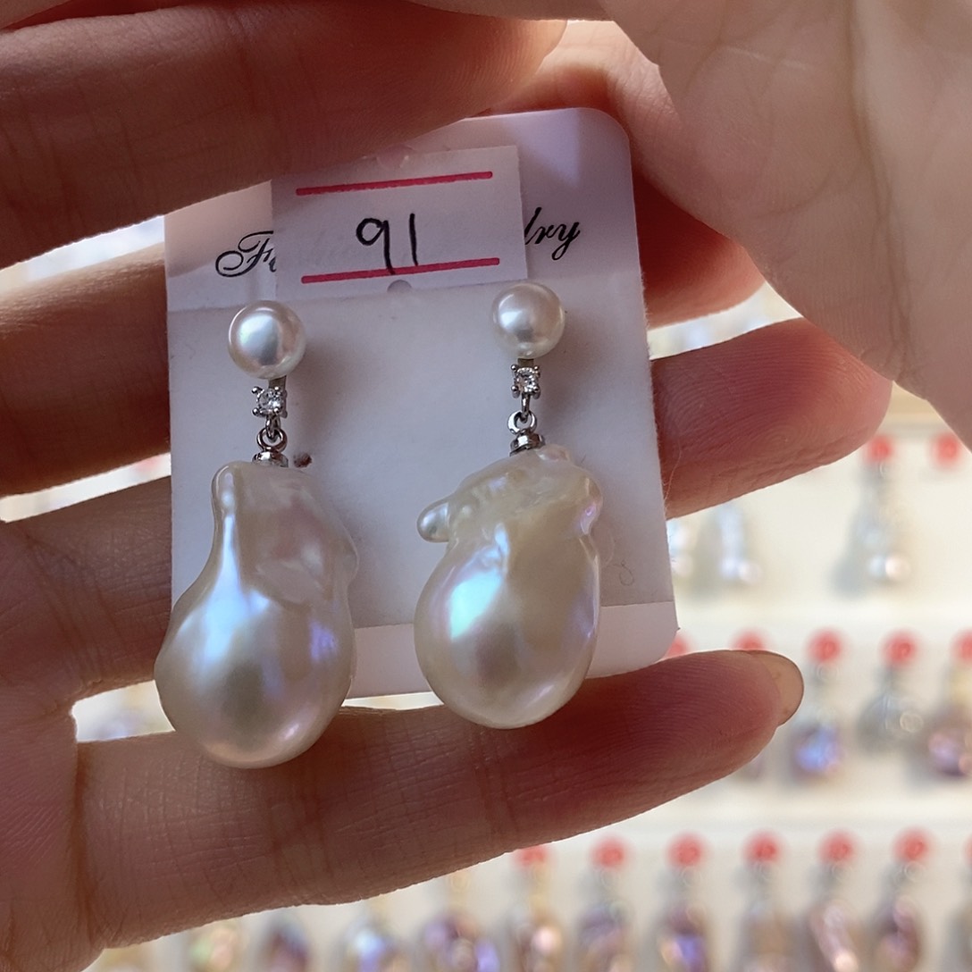 淡水珍珠颈饰银S925镶嵌《****》