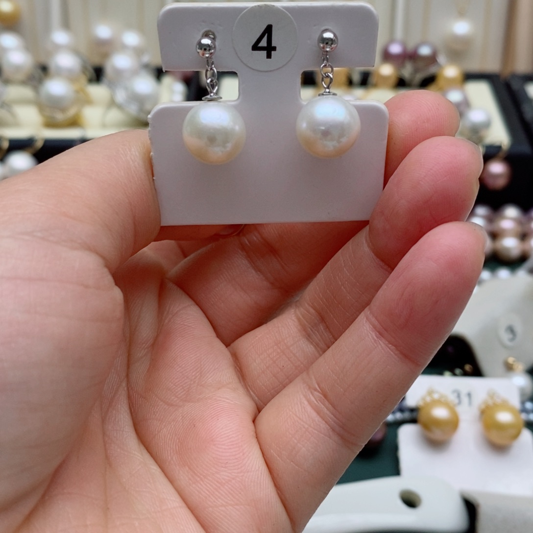 淡水珍珠颈饰银S925镶嵌