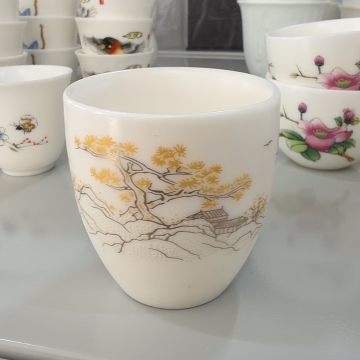没***甜孤品高端素烧羊脂玉专场一个100cc