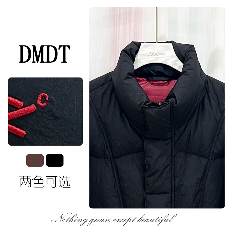 【DMDT服饰】 2025冬季新品 “风雪无惧”拉链鸭绒保暖显瘦羽绒服S929