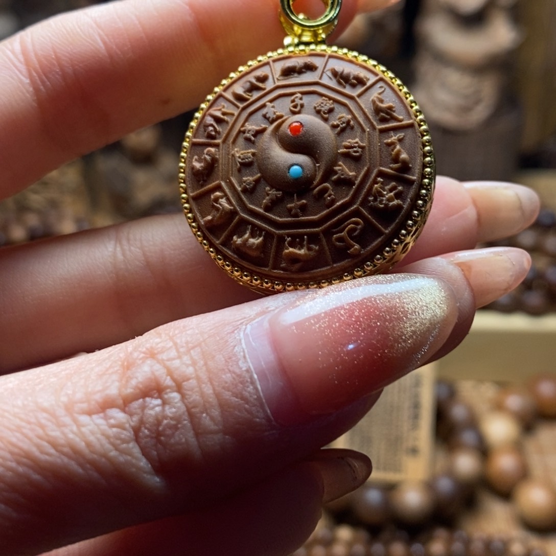 檀香木吊坠手串牌子