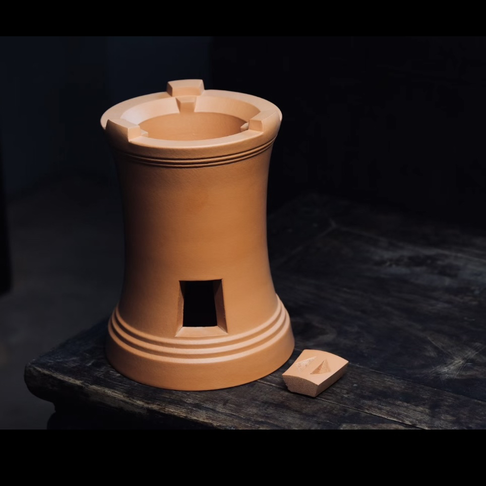 【小崔的茶事】烟囱炉潮州纯手工制电烧制炉小林工作室（单炉）