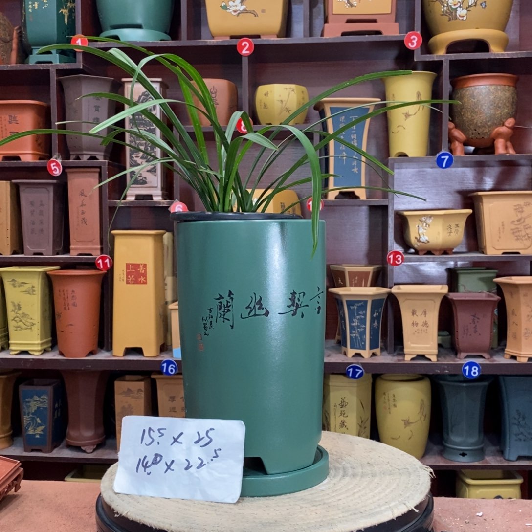 紫砂艺术紫砂花盆