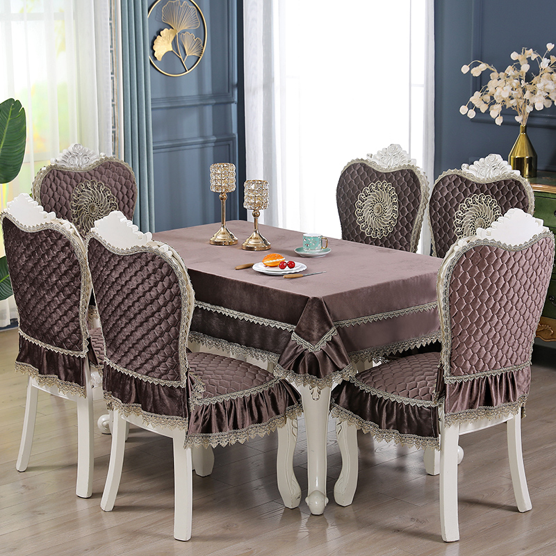 新款餐桌布椅套家用椅子套欧式椅罩凳子垫靠背罩欧式餐椅套防滑垫
