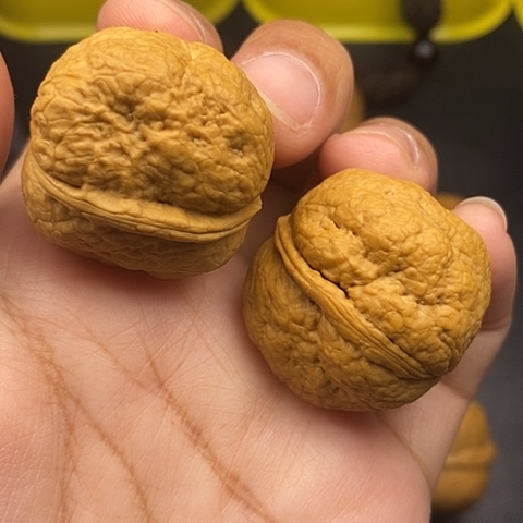 文玩核桃把件33尺肌肉蛙