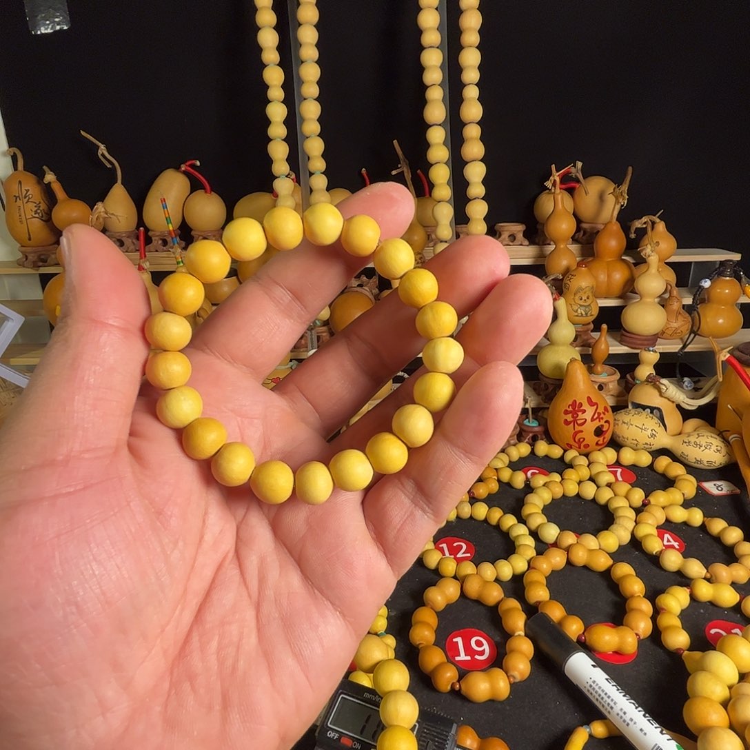 阿*1.1尺寸21颗水滴葫芦手串