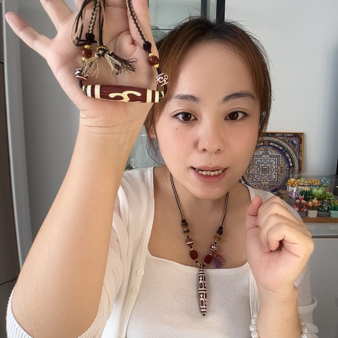 玛瑙/玉髓合金颈饰