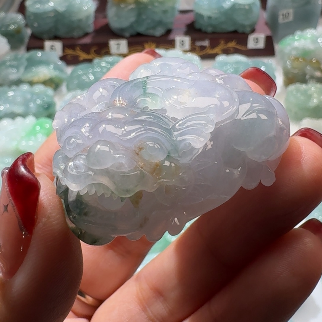 定制翡翠未镶嵌小*米貔貅