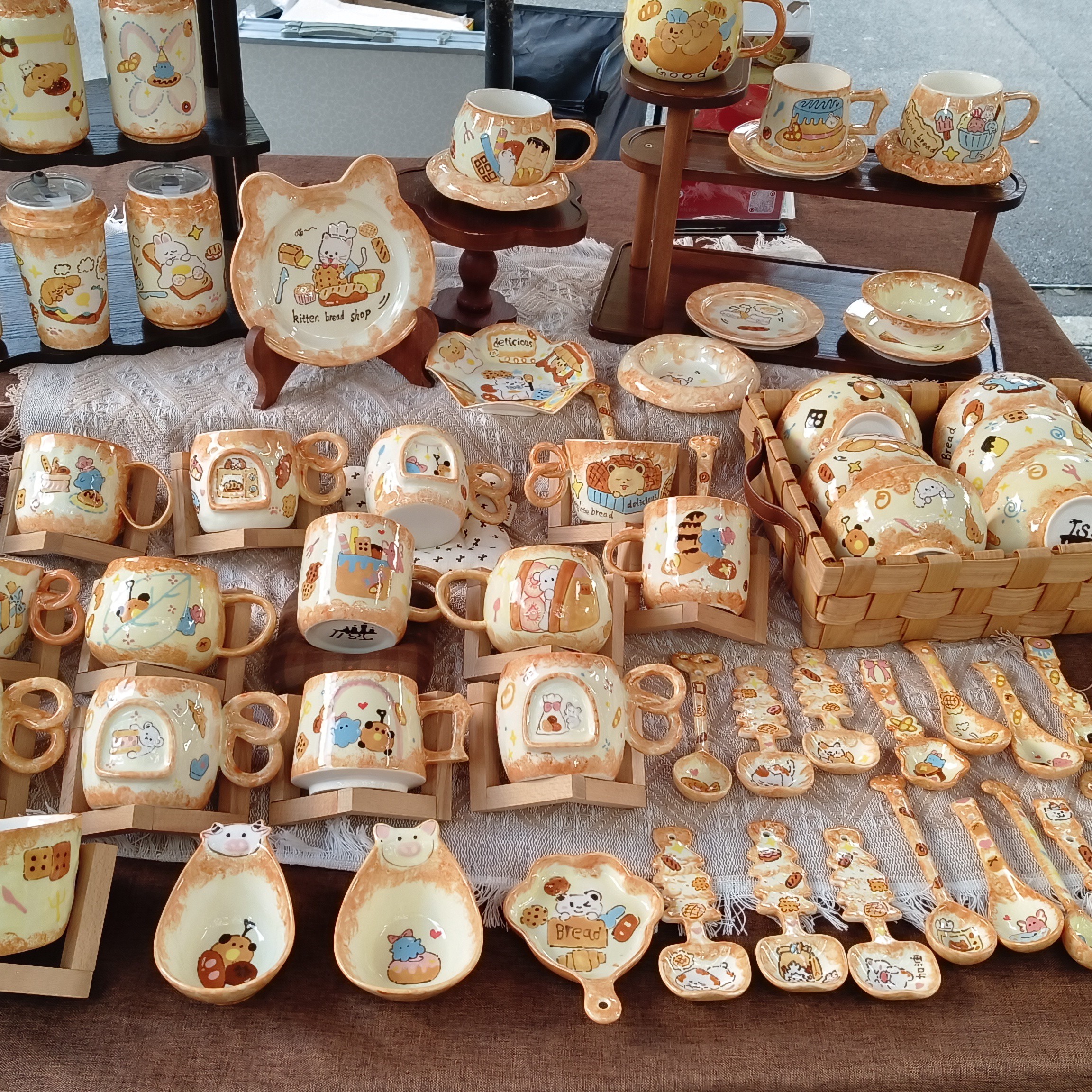 景德镇面包系列餐具
