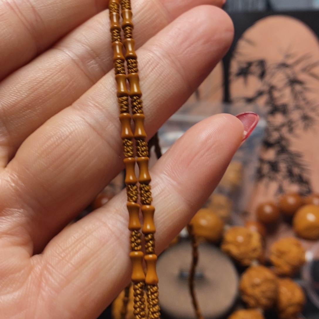 橄榄核手串/手链竹节脖挂