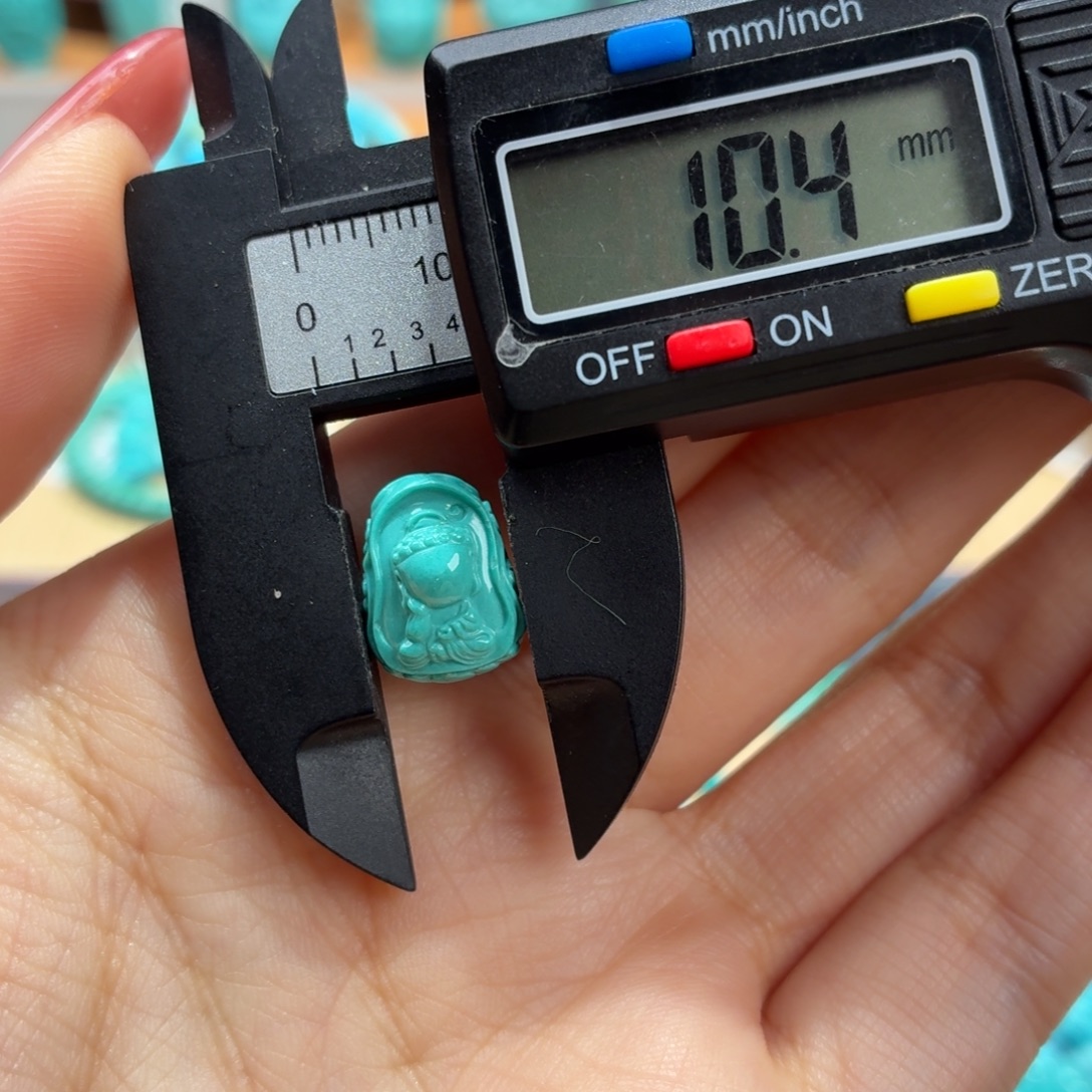 绿松石未镶嵌珠宝奇石无相佛