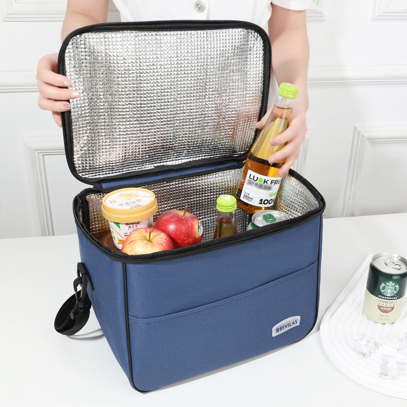 厂家直销跨境热卖单肩便当包加大加厚保鲜冰包上班族便当包保温包