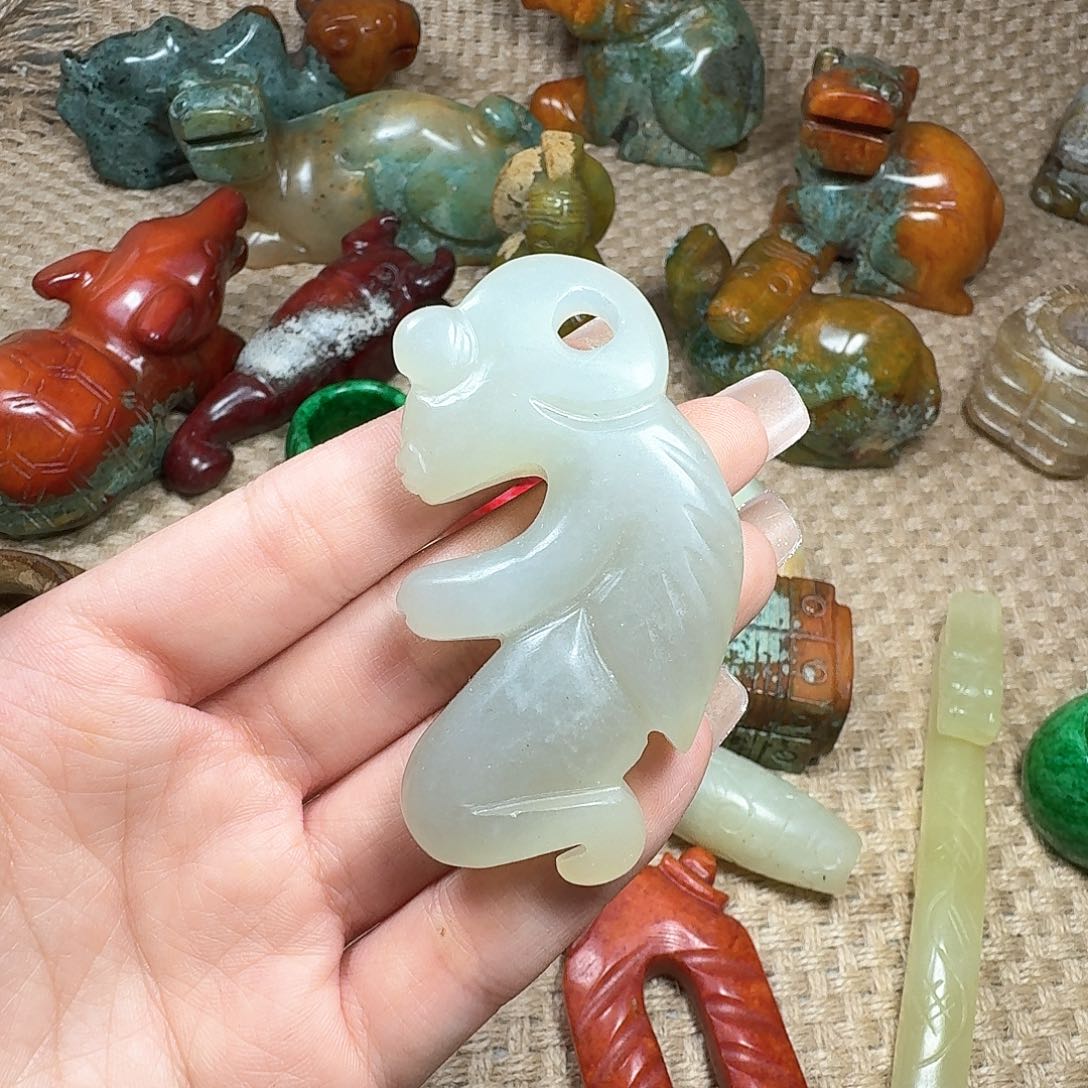 白玉菩提吊坠挂件