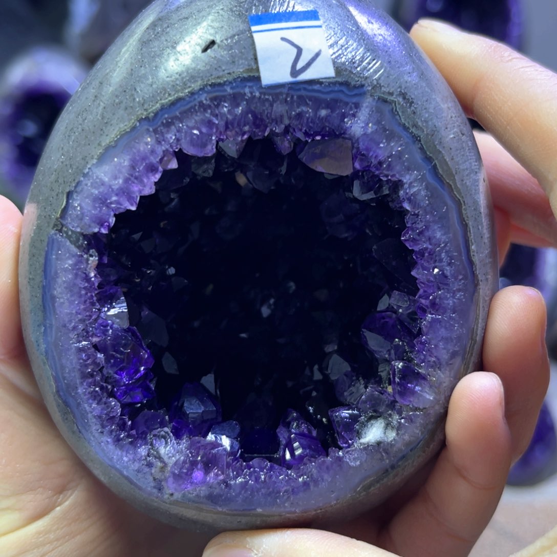 紫晶摆件未镶嵌紫水晶