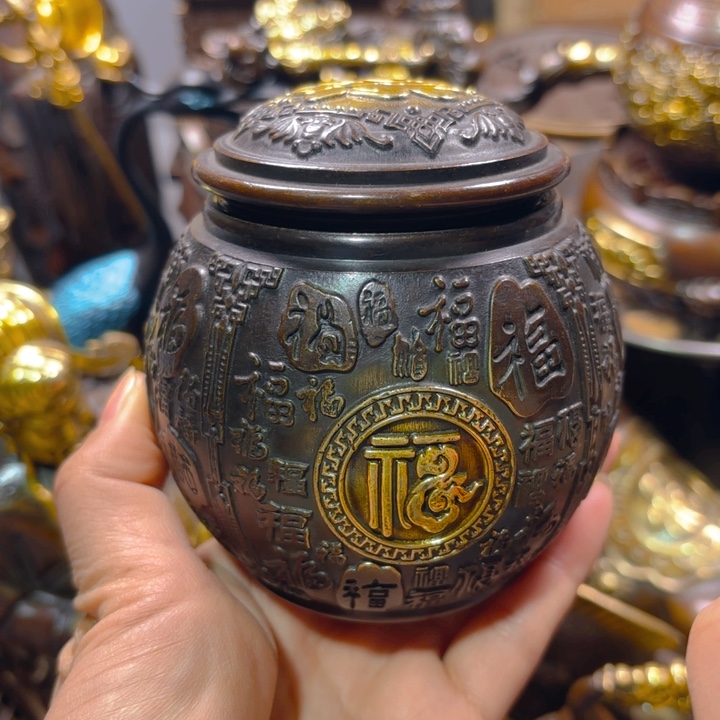 铜器摆件收收藏藏