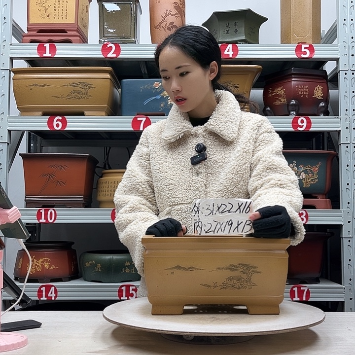 紫砂花盆紫砂花盆