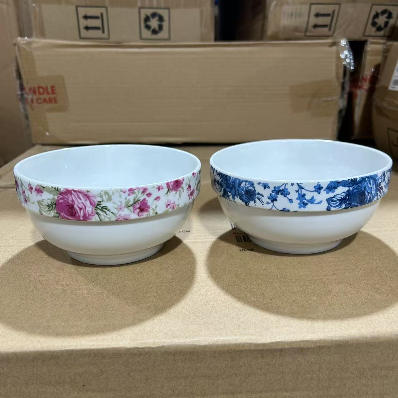 P家微波炉适用15cm中碗米饭碗-花开富贵 （5201049）