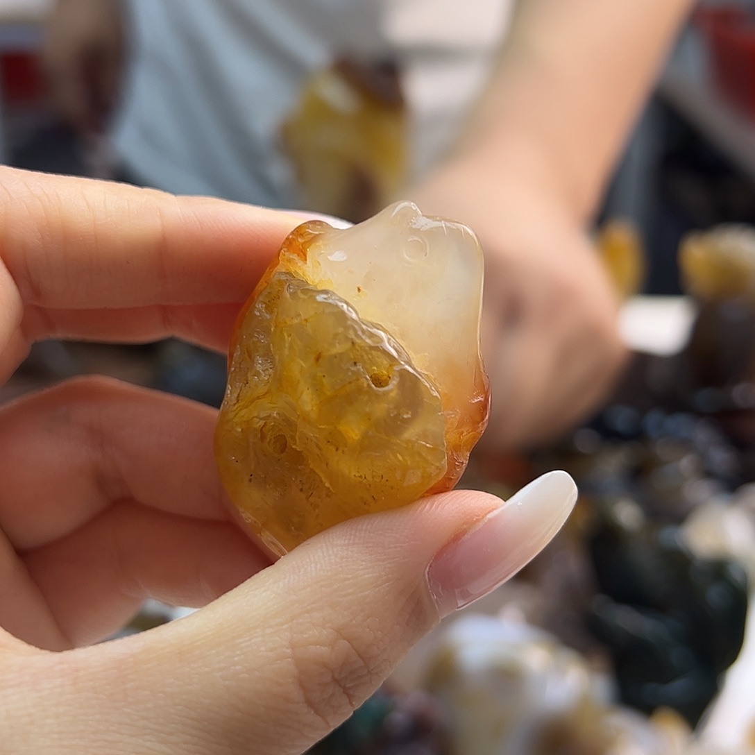 玛瑙/玉髓未镶嵌吊坠(不含链)