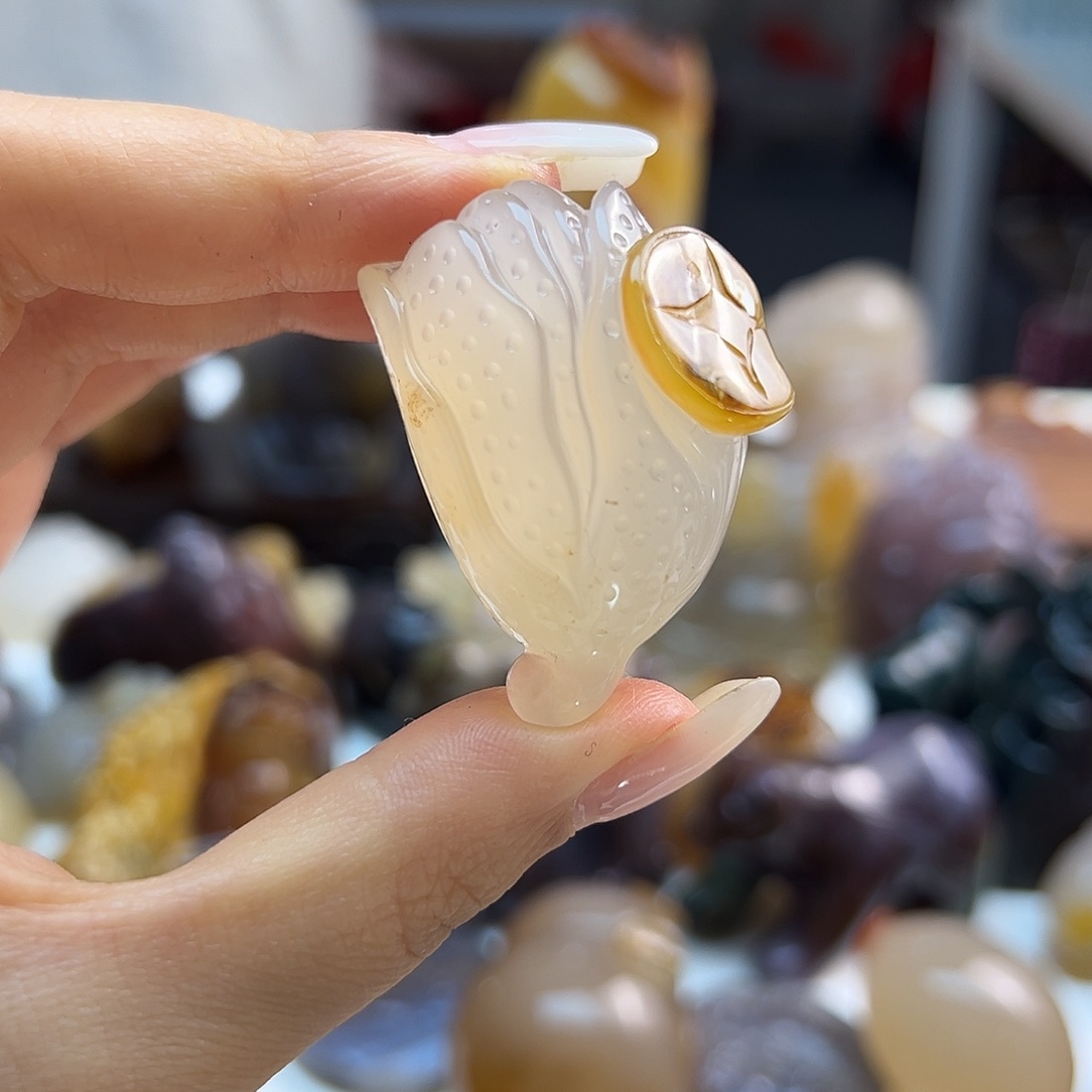 玛瑙/玉髓未镶嵌颈饰