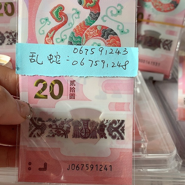 蛇钞标十（带2张乱蛇号）