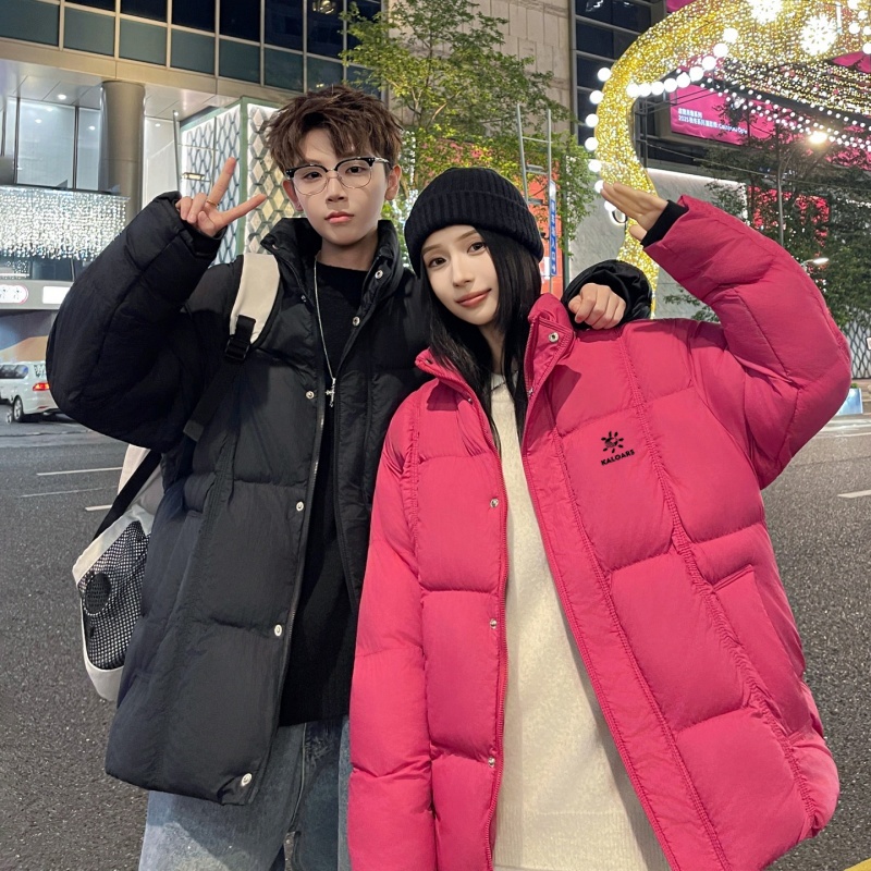 【凯家/系列】羽绒棉服男女情侣款冬季加厚立领保暖防寒户外面包服