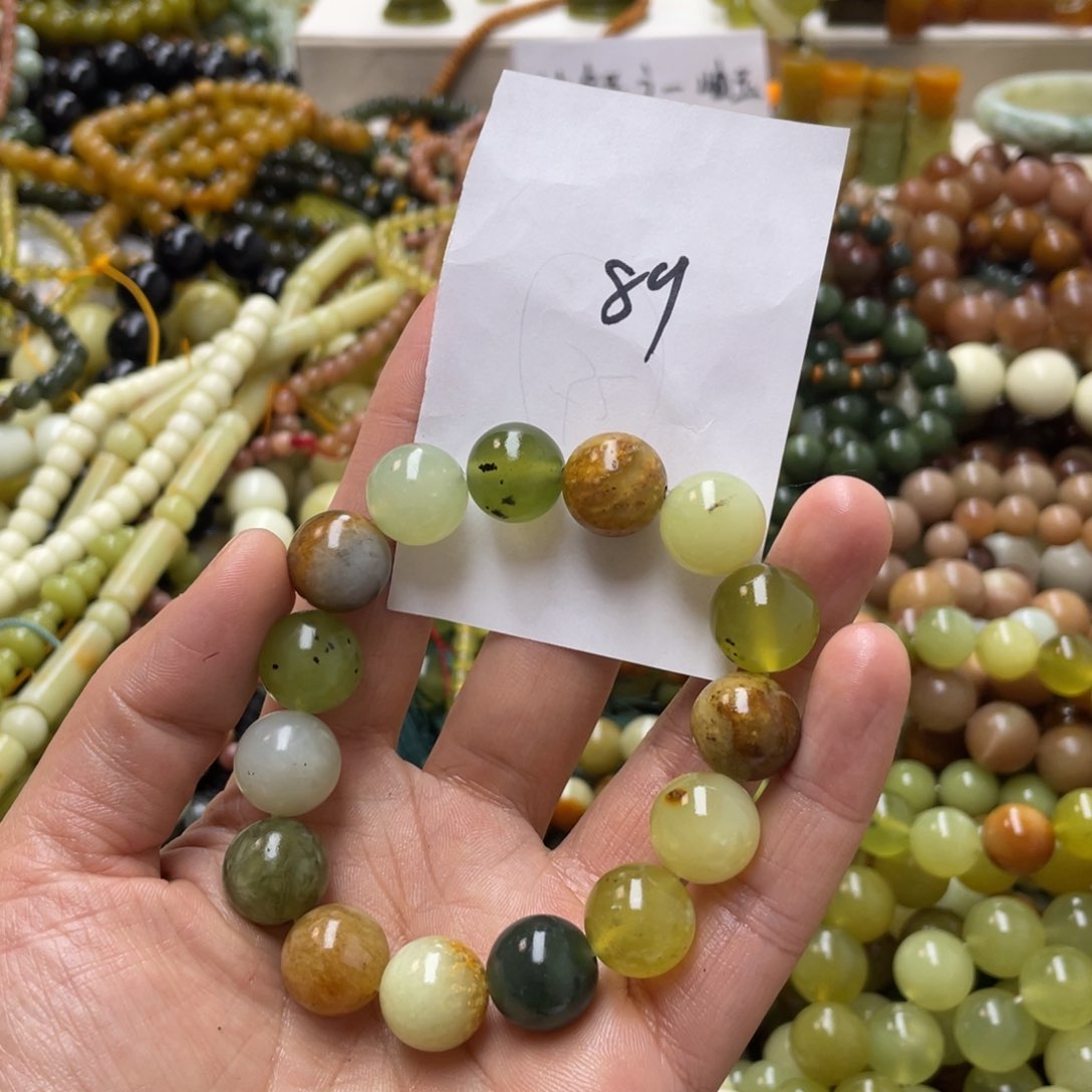蛇纹石玉手链未镶嵌