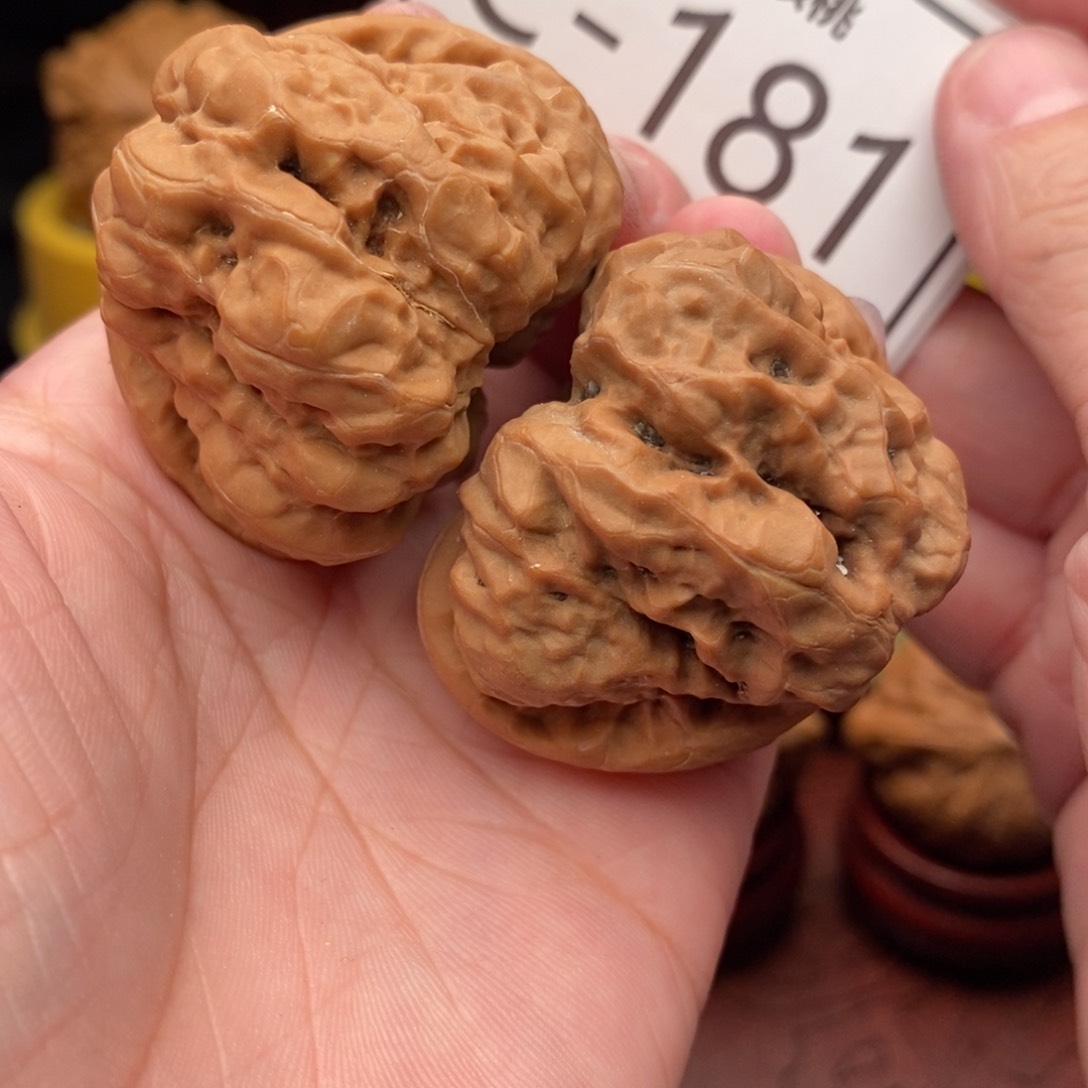 文玩核桃把件圆**刀开背蛙42