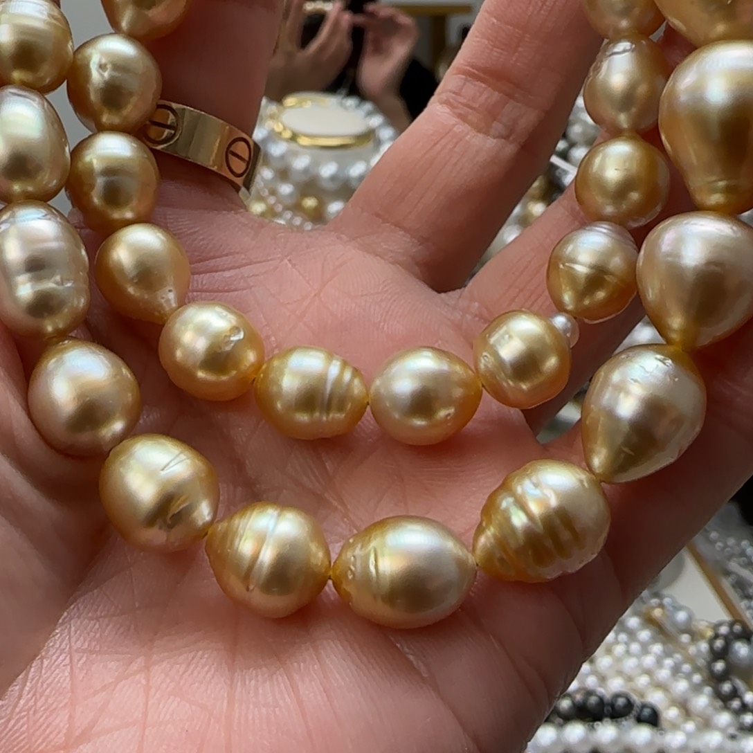 海水珍珠颈饰银S925镶嵌