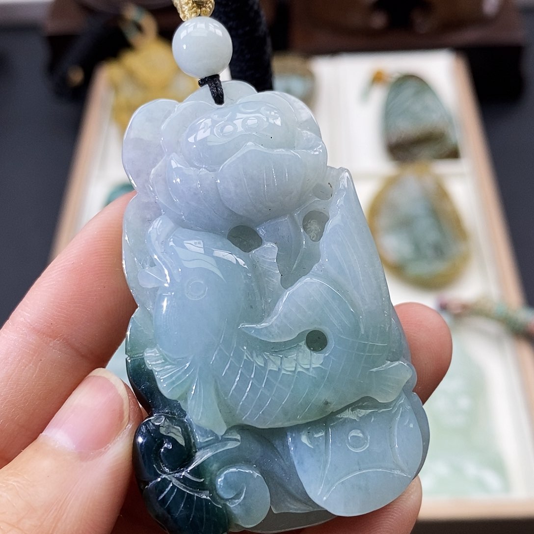 颈饰未镶嵌翡翠缅甸翡翠a货