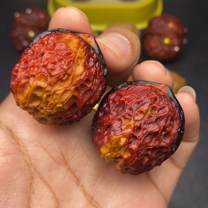 吊坠文玩核桃41尺铁龙珠