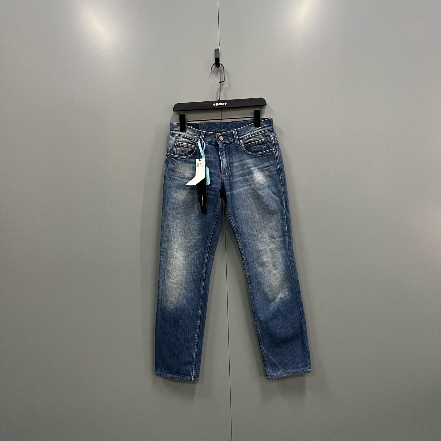 95新 GUCCI/古驰 jp1211 蓝色水洗牛仔裤 44码 207621
