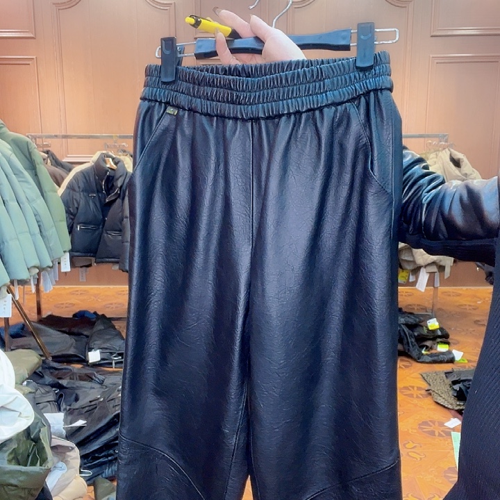 90……100斤皮长裤，