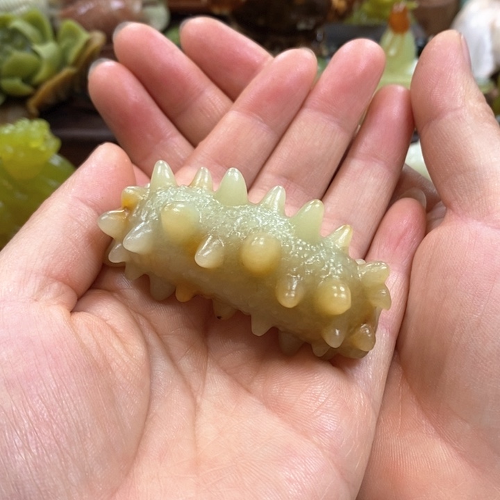 蛇纹石玉未镶嵌手把