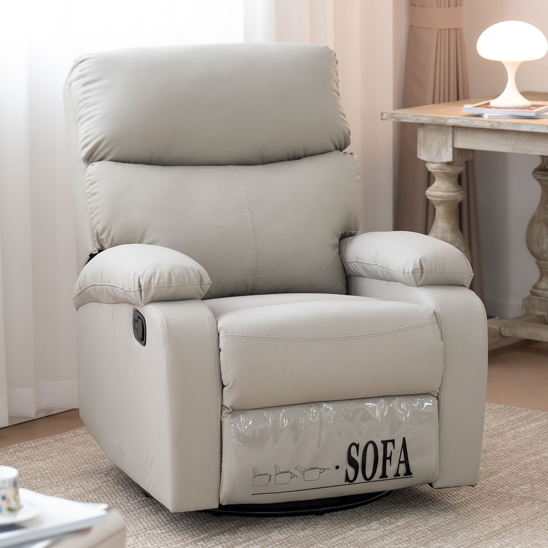 多功能单人沙发懒人沙发客厅家用可旋转可睡可躺摇摇沙发椅